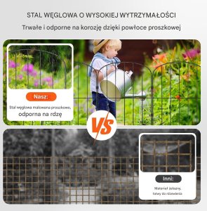 Płot Ogrodowy 28 Części 61 x 33 cm 4