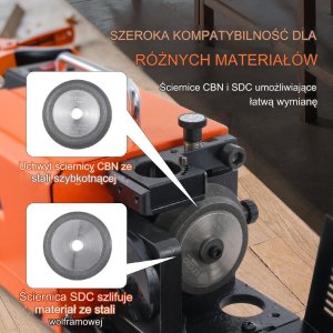Vevor Ostrzałka szlifierka do wierteł 3-20 mm 3