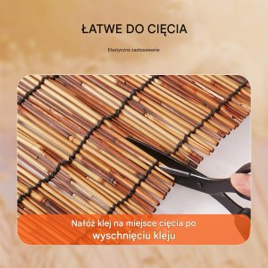 Mata trzcinowa na ogrodzenie 5 x 1,2 m dwie sztuki 4