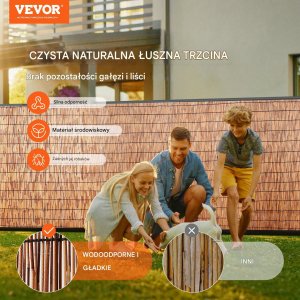 Mata trzcinowa na ogrodzenie 5 x 1,2 m dwie sztuki 7