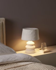 Lampa stołowa ARAPEY Papier-mch Biały 2