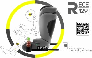 Fotelik samochodowy Stabilus SALVATORE FOTELIK SAMOCHODOWY PODSTAWKA 2w1 I SIZE 100-150 CM R129 9