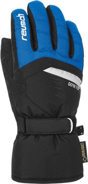 Reusch rękawice narciarskie dziecięce Bolt GTX® Junior czarno-niebieskie r. 3,5 1