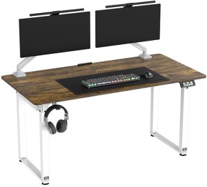 Biurko Ultradesk Uplift XXL Brązowe 160 cm x 75 cm 2