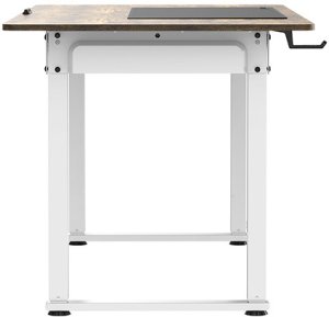 Biurko Ultradesk Uplift XXL Brązowe 160 cm x 75 cm 4
