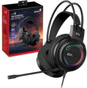 Genius GX GAMING HS-GX570U s�uchawki z mikrofonem, przewodowe, czarna, USB 4