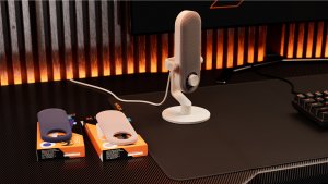 Mikrofon Krux Pin biały (KRXC019) 19