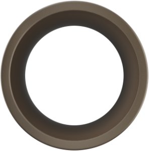 SkinVibe PonyGadget - Guma do włosów, brązowa, XL (SV-006BR) 6