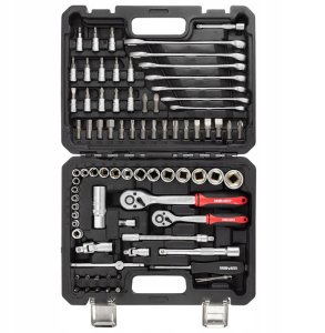 Zestaw narzędzi 82el. 1/4" 3/8" (4-22mm) 5