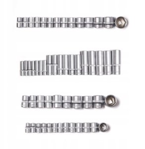 Zestaw narzędzi 216el. 1/4", 3/8", 1/2" (6-kątnych) (4-32mm) 2