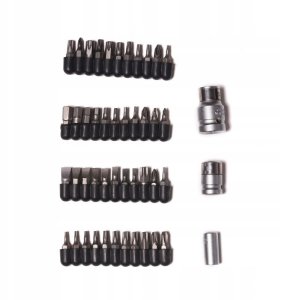 Zestaw narzędzi 216el. 1/4", 3/8", 1/2" (6-kątnych) (4-32mm) 4