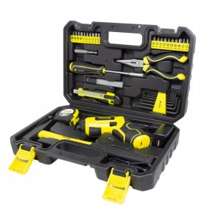 Zestaw narzędzi z wkrętakiem akumulatorym 47el. w walizce 11