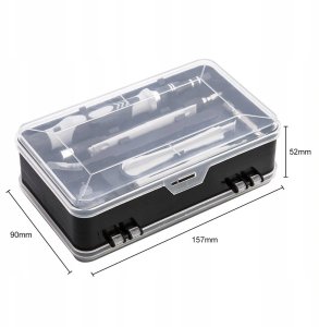 ZESTAW NARZĘDZI PRECYZYJNYCH Z BITAMI BSA-115 czarny 13