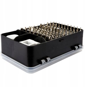 ZESTAW NARZĘDZI PRECYZYJNYCH Z BITAMI BSA-115 czarny 3