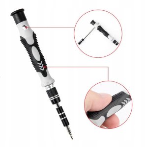 ZESTAW NARZĘDZI PRECYZYJNYCH Z BITAMI BSA-115 czarny 8