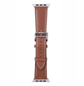 ForCell Pasek do Apple Watch Forcell F-Design FA20 dziurki skóra ekologiczna 42 / 44 / 45 / 49 mm brązowy 4