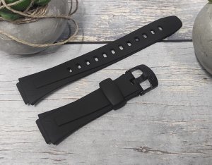 Pasek do zegarka Casio W-734 czarny 10392869 . 3