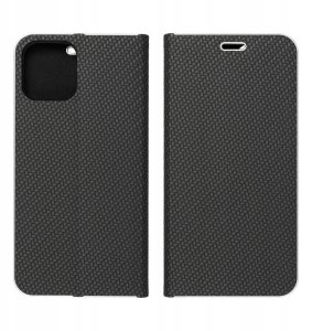 Kabura LUNA Book Carbon do XIAOMI 14 czarny 2