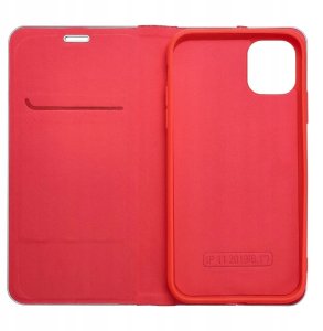 Kabura LUNA Book Carbon do IPHONE 16e (SE 4 2025) czerwony 11