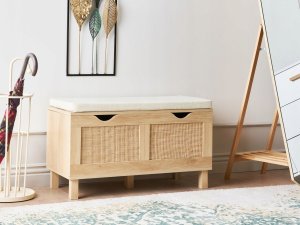 Ławka ze schowkiem WASHINGTON Jasnobrązowy 2