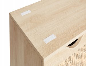 Ławka ze schowkiem WASHINGTON Jasnobrązowy 8