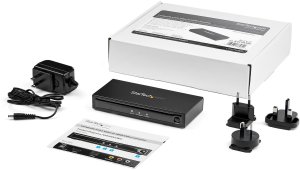 Adapter AV StarTech StarTech.com VID2HDCON2 S-Video oder Composite zu HDMI Konverter mit Audio (720p, NTSC & PAL, HDMI Upscaler, Mac & Windows) - Videokonverter - Composite Video, S-video - HDMI - Schwarz 5