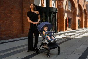 WÓZEK DZIECIĘCY SPACERÓWKA LITTLE RIDER ZEFIR GRANATOWY 3