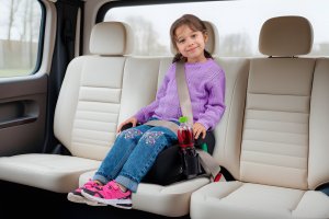 FOTELIK SAMOCHODOWY PODKŁADKA SIEDZISKO Z ISOFIX CZARNY R129 125-150 CM 2