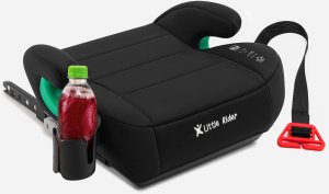 FOTELIK SAMOCHODOWY PODKŁADKA SIEDZISKO Z ISOFIX CZARNY R129 125-150 CM 10