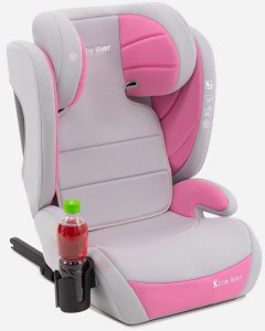 Fotelik samochodowy Stabilus FOTELIK SAMOCHODOWY MODEL BIANCA SZARO-RÓŻOWY R129 100-150 CM ISOFIX 9
