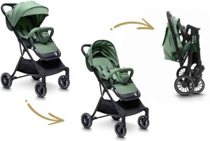 Wózek Globber WÓZEK DZIECIĘCY SPACERÓWKA LITTLE RIDER ZEFIR ZIELONY 14