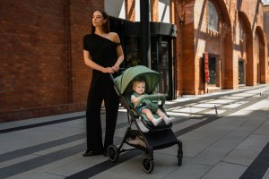 Wózek Globber WÓZEK DZIECIĘCY SPACERÓWKA LITTLE RIDER ZEFIR ZIELONY 2