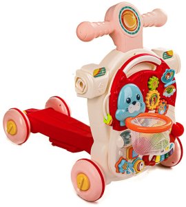 ZABAWKA CHODZIK/ROWER 4W1 RÓŻOWY 12M 11