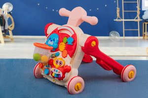 ZABAWKA CHODZIK/ROWER 4W1 RÓŻOWY 12M 4
