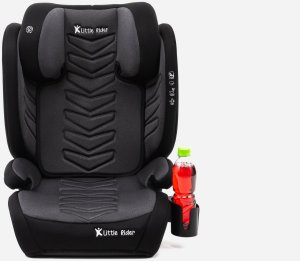 Fotelik samochodowy Monroe FOTELIK SAMOCHODOWY MODEL VINCENT SZARO-CZARNY PIKOWANY R129 100-150 CM ISOFIX 7