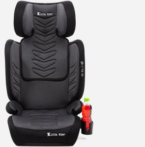 Fotelik samochodowy Monroe FOTELIK SAMOCHODOWY MODEL VINCENT SZARO-CZARNY PIKOWANY R129 100-150 CM ISOFIX 8