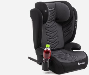 Fotelik samochodowy Monroe FOTELIK SAMOCHODOWY MODEL VINCENT SZARO-CZARNY PIKOWANY R129 100-150 CM ISOFIX 9