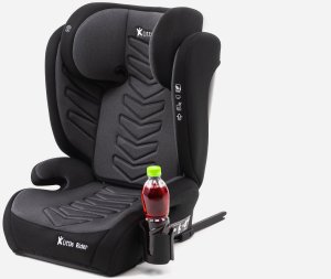 Fotelik samochodowy Monroe FOTELIK SAMOCHODOWY MODEL VINCENT SZARO-CZARNY PIKOWANY R129 100-150 CM ISOFIX 10