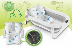 Primabobo WANIENKA DZIECIĘCA Z TERMOMETREM ORSETTO SZARA PODUSZKI RYBKI 11