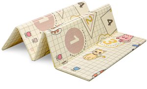 MATA PIANKOWA EDUKACYJNA SKŁADANA DLA DZIECI MISIE CYFERKI 150x200 14