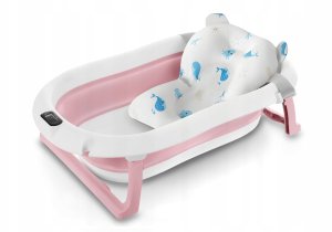 DWM WANIENKA DZIECIĘCA Z TERMOMETREM ORSETTO RÓŻOWA PODUSZKI RYBKI 5