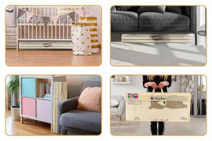 MATA PIANKOWA EDUKACYJNA SKŁADANA DLA DZIECI DUŻA MISIE BALONY 180x200 9