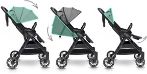 Wózek Mama Kids WÓZEK DZIECIĘCY SPACERÓWKA ORSETTO AURORA SZARY 11