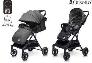 Wózek Mama Kids WÓZEK DZIECIĘCY SPACERÓWKA ORSETTO AURORA SZARY 5