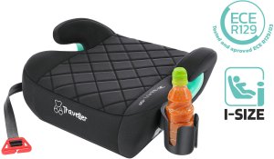 FOTELIK SAMOCHODOWY PODKŁADKA SIEDZISKO CZARNY PIKOWANY R129 125-150 CM 5