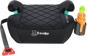 FOTELIK SAMOCHODOWY PODKŁADKA SIEDZISKO CZARNY PIKOWANY R129 125-150 CM 9