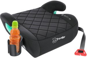 FOTELIK SAMOCHODOWY PODKŁADKA SIEDZISKO CZARNY PIKOWANY R129 125-150 CM 10