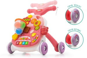 SFD PCHACZ CHODZIK STOLIK EDUKACYJNY PIANINKO 2W1 RÓŻOWY 8