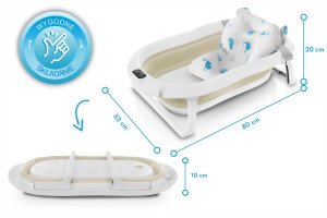 WANIENKA DZIECIĘCA Z TERMOMETREM ORSETTO BEŻOWA PODUSZKA DELFINKI 8