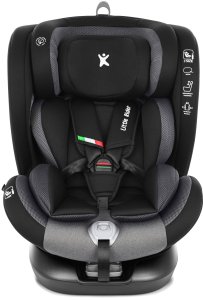 Fotelik samochodowy KinderKraft FOTELIK SAMOCHODOWY obrotowy 360 szaro-czarny 40-150 CM i-Size R129 ISOFIX 11